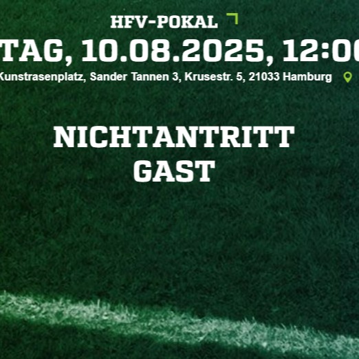 Kampflos weiter
Da Lohbrügge 3 nicht antreten wird, kommen unsere 3. Herren im Pokal eine Runde weiter. Das Spiel am Sonntag den 10.8.25 wurde abgesetzt
https://asv-bergedorf85-fussball.de/kampflos-weiter/
#asvbergedorf85 #bergedorf #lohbrügge #elstern #fussball #hfvpokal #vfllohbrügge